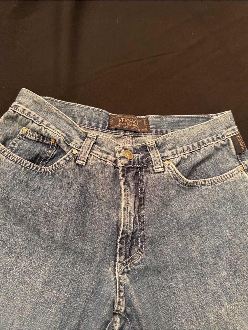 Versace Light Wash Blue Women's Jeans